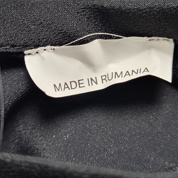 MARELLA Rivista Silk Crepe De Chine Blouse Removable Feather Cuffs NEW Size 8 - Picture 14 of 16